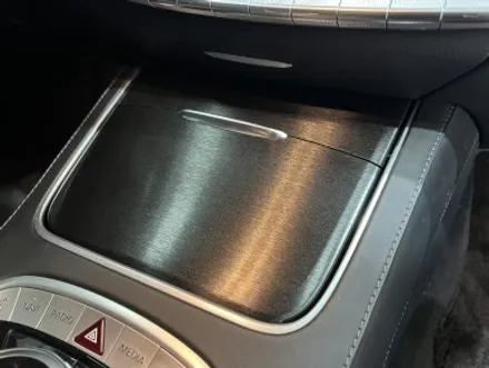 경주랩핑 벤츠 S560 W222 브러쉬블랙으로 실내랩핑 우드죽이기 / 포항, 경주
