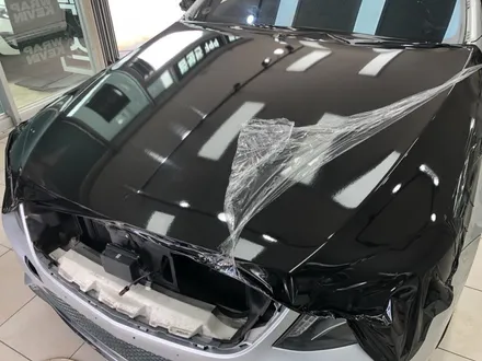 포항 경주 자동차랩핑 제거 후 전체랩핑 벤츠 S350 흰색에서 검정으로! / 포항, 경주