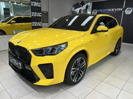 포항랩핑 BMW X2 U10 유광브라이트옐로우 전체랩핑, 크롬죽이기 / 포항, 경주