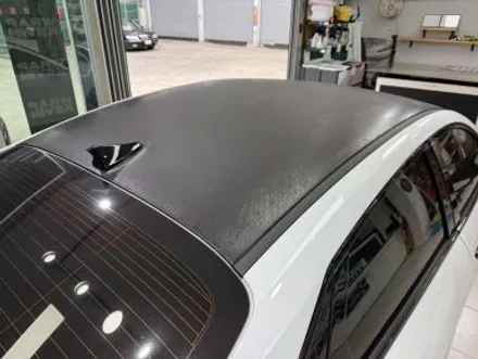 포항랩핑 포항PPF BMW i4 블랙PPF 루프스킨 / 현대 아반떼 CN7 블랙카본 루프스킨 / 포항, 경주