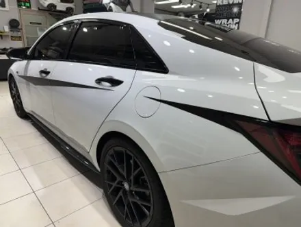 포항랩핑 포항PPF BMW i4 블랙PPF 루프스킨 / 현대 아반떼 CN7 블랙카본 루프스킨 / 포항, 경주