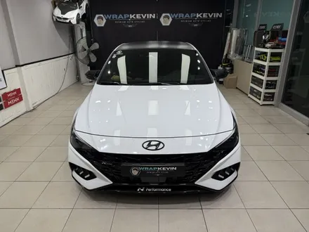포항랩핑 포항PPF BMW i4 블랙PPF 루프스킨 / 현대 아반떼 CN7 블랙카본 루프스킨 / 포항, 경주