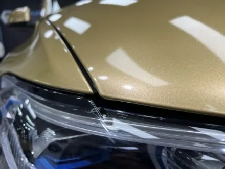 포항랩핑 BMW X7 G07 제거후 유광메탈릭골드 전체랩핑 재시공 / 포항, 경주