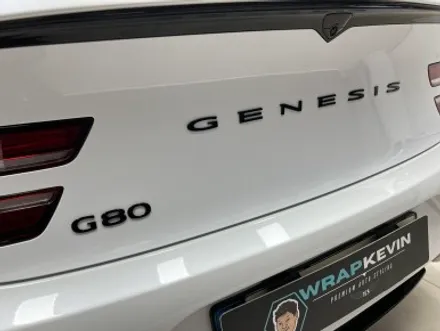 울산랩핑 제네시스 G80 RG3 크롬죽이기 드레스업 튜닝 / 포항, 경주