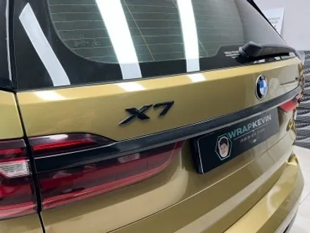 포항랩핑 BMW X7 G07 제거후 유광메탈릭골드 전체랩핑 재시공 / 포항, 경주