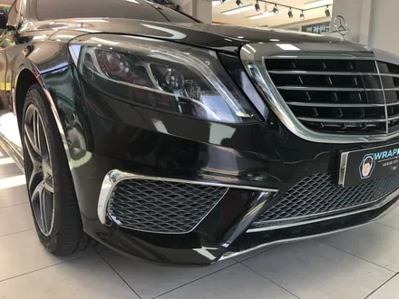 포항 경주 자동차랩핑 제거 후 전체랩핑 벤츠 S350 흰색에서 검정으로! / 포항, 경주
