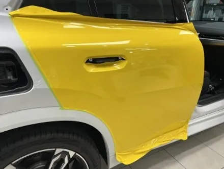 포항랩핑 BMW X2 U10 유광브라이트옐로우 전체랩핑, 크롬죽이기 / 포항, 경주