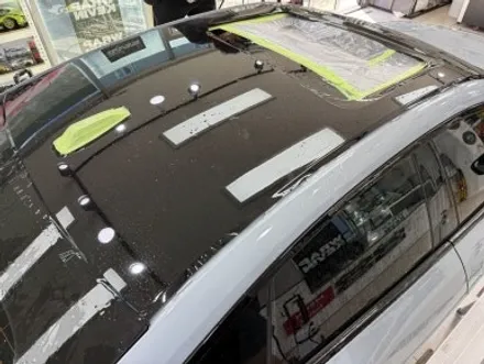 포항랩핑 포항PPF BMW i4 블랙PPF 루프스킨 / 현대 아반떼 CN7 블랙카본 루프스킨 / 포항, 경주