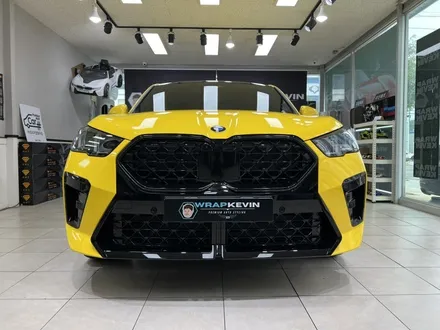 포항랩핑 BMW X2 U10 유광브라이트옐로우 전체랩핑, 크롬죽이기 / 포항, 경주