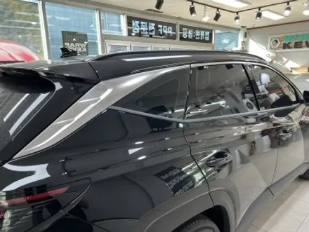 경북랩핑 현대 투싼 NX4 윈도우테두리 크롬딜리트 / 포항, 경주