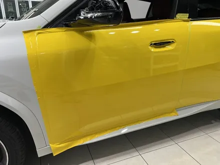 포항랩핑 BMW X2 U10 유광브라이트옐로우 전체랩핑, 크롬죽이기 / 포항, 경주