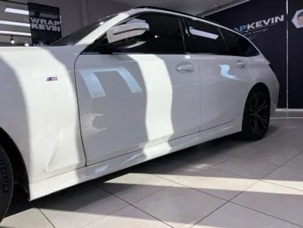 BMW M340i 측면하단 포인트랩핑으로 스포티함을 추가하기! / 포항, 경주