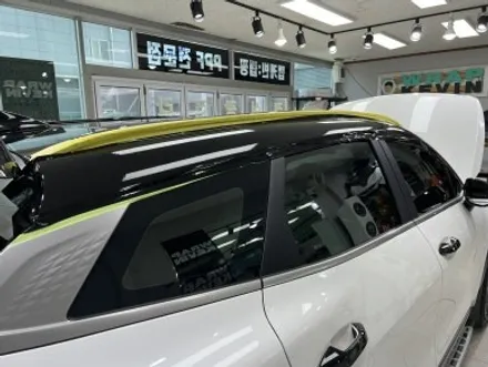 경주랩핑 기아 스포티지 NQ5 투톤 루프스킨, 크롬죽이기로 드레스업 튜닝하기 / 포항, 경주