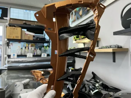 포항경주 바이크랩핑 스즈키 하야부사 골드죽이기 부분랩핑 / 포항, 경주