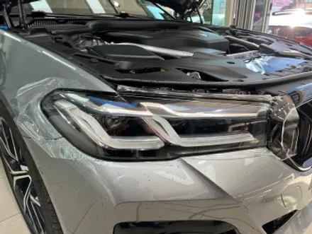 경북랩핑 BMW 530i 윈도우테두리 랩핑, 라이트 PPF / 포항, 경주