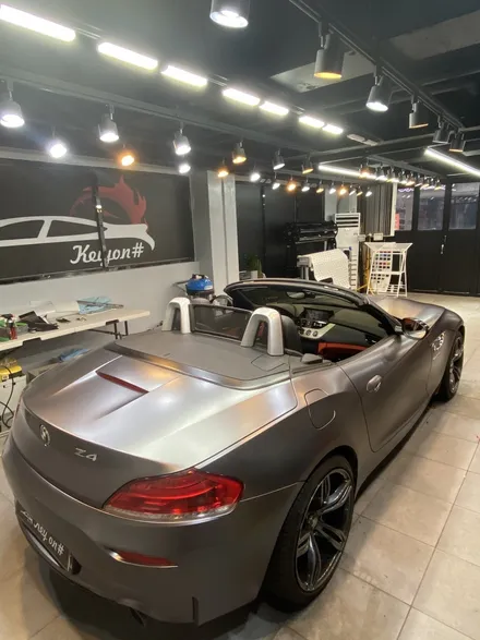 제리모터 : BMW Z4 3m사틴다크그레이,사틴블랙 투톤 올랩핑시공 / 울산광역시 북구