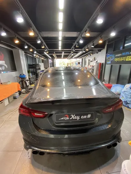제리모터 : 올뉴 말리부 에이버리 사틴그레이메탈릭 올 랩핑시공 / 울산광역시 북구