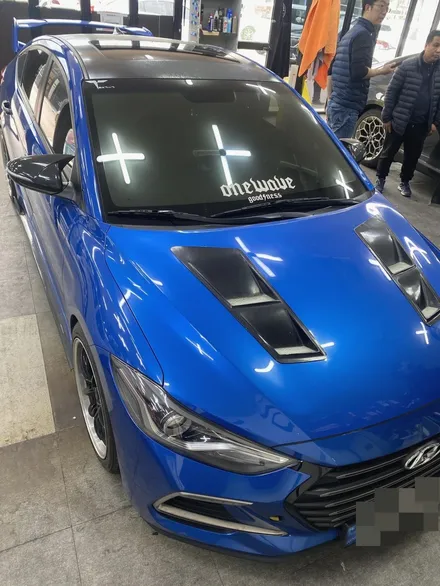 울산 아반떼 ad 3m 2080블랙유광 재시공 차량 후기 / 울산광역시 북구