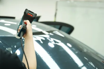 글라스틴트 레이니블루 반사필름 재시공 (BMW 용산 썬팅) / 서울 용산구 한강로3가