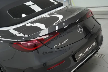 벤츠 CLE 카브리올레 차량에 작업한 비반사 열차단 높은 썬팅은? (글라스틴트 산타나 농도 추천) / 서울 용산구 한강로3가