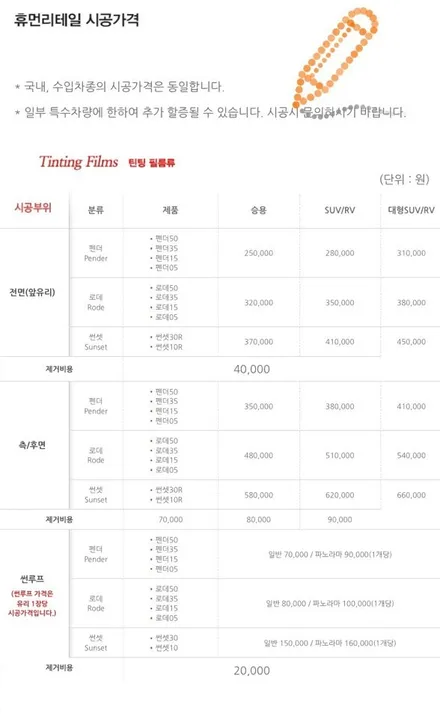 글라스틴트 선셋 아우디a6 아우디썬팅 인천썬팅 자동차썬팅