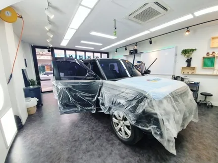 랜드로버 디스커버리4 썬팅 아이리스사도 카멜레온썬팅 글라스틴트 펜더 썬팅
