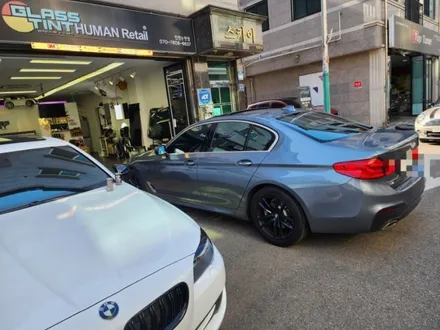 2018년식 bmw5시리즈g30 재시공썬팅 어보브윈드블루 반사썬팅 인천논현동썬팅  인천썬팅
