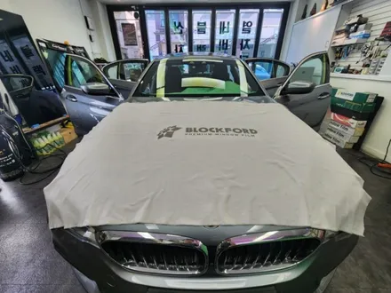 2018년식 bmw5시리즈g30 재시공썬팅 어보브윈드블루 반사썬팅 인천논현동썬팅  인천썬팅