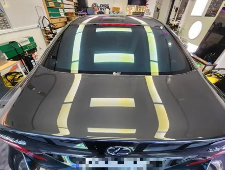 2007년식 렉서스 ls460롱바디  글라스틴트 레이니블루 재시공 썬팅