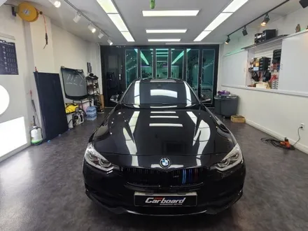 bmw3시리즈 자동차썬팅 블랙박스 블락포디스카이블루 썬팅 재시공