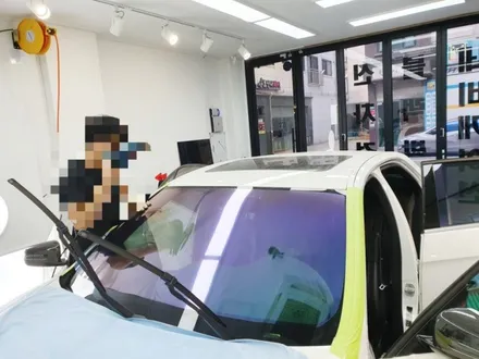 카멜레온썬팅 벤츠e클레스 amg  e63썬팅 아이리스사도 글라스틴트 인천논현점