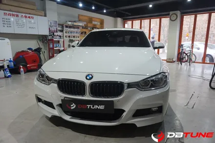 경기도 수원 안산랩핑 전문점 디비튠 : BMW 320D차량 미러커버, 스포일러 및 루프스킨 시공해드렸어요! / 안산시 상록구 이동
