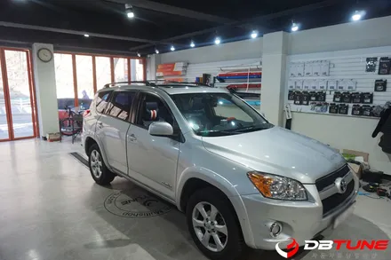 도요타 RAV4 루프스킨~ 안산 평택랩핑 전문점 디비튠에서 시공해드렸습니다 / 안산시 상록구 이동