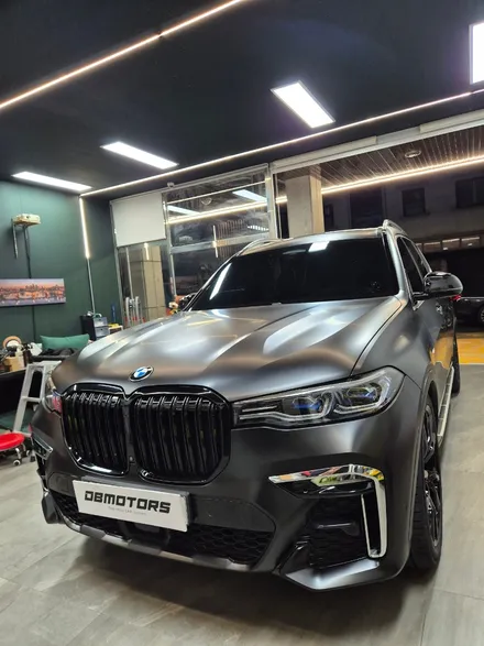 BMW X7 사틴블랙+블랙휠도장으로 신차타는 기분~ / 안산시 상록구 이동
