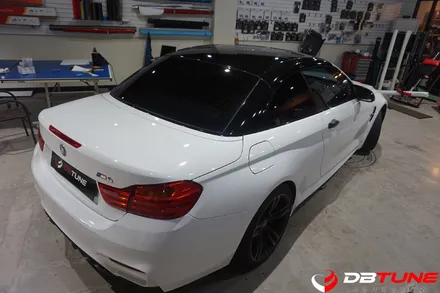 BMW M4 전체랩핑 시공진행! 안산 LED 전문점 디비튠에서! / 안산시 상록구 이동
