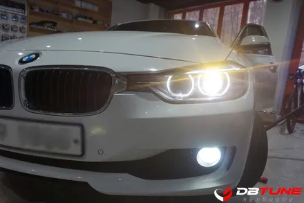 BMW 320D 벌브교환 및 LED튜닝 : 경기도 화성 안산LED튜닝 전문점 디비튠의 시공사례 / 안산시 상록구 이동