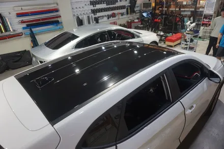 안산 시흥 랩핑 카스킨 전문점에서 올뉴 투싼 루프스킨으로 드레스업 했어요! / 안산시 상록구 이동