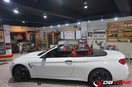 BMW M4 전체랩핑 시공진행! 안산 LED 전문점 디비튠에서! / 안산시 상록구 이동