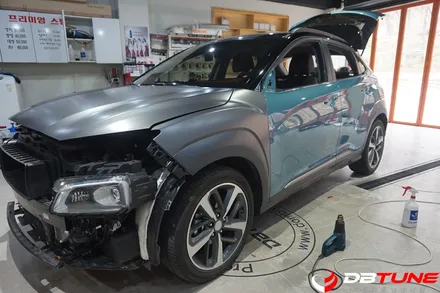 코나 전체랩핑 : 안산 안양랩핑전문점 디비튠에서 시공하였습니다 / 안산시 상록구 이동