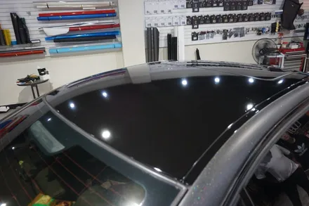 경기도 안산 BMW 320D 루프스킨시공 경기도 안산 LED 랩핑 튜닝 전문점 디비튠에서 했어요~ / 안산시 상록구 이동