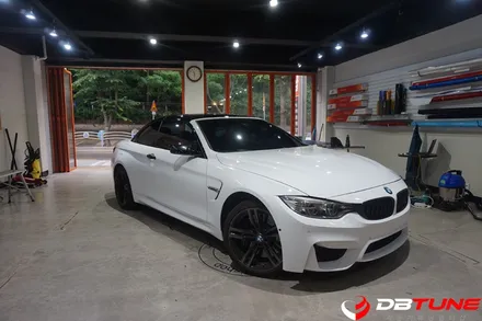 BMW M4 전체랩핑 시공진행! 안산 LED 전문점 디비튠에서! / 안산시 상록구 이동