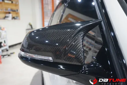 경기도 수원 안산랩핑 전문점 디비튠 : BMW 320D차량 미러커버, 스포일러 및 루프스킨 시공해드렸어요! / 안산시 상록구 이동