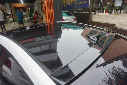 아반떼md 루프스킨 재시공은 안산 랩핑 카스킨 전문점에서 시공 받으세요~ / 안산시 상록구 이동