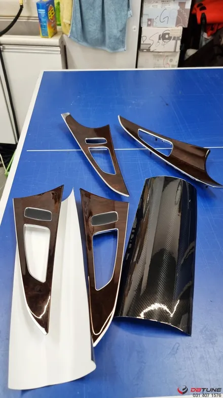 수원 아우디a6 실내우드 카본랩핑 잘하는 곳 / 안산시 상록구 이동