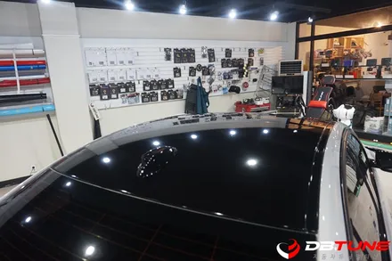 경기도 수원 안산랩핑 전문점 디비튠 : BMW 320D차량 미러커버, 스포일러 및 루프스킨 시공해드렸어요! / 안산시 상록구 이동