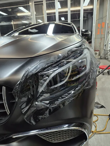 벤츠 S63 쿠페 W222 전체랩핑 / 안산시 상록구 이동