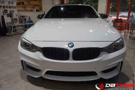 BMW M4 전체랩핑 시공진행! 안산 LED 전문점 디비튠에서! / 안산시 상록구 이동