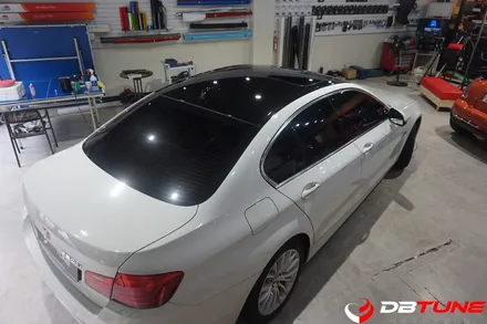 경기도 안산랩핑 안산LED튜닝 전문 디비튠에서 BMW 520d 루프스킨 시공 진행해드렸습니다! / 안산시 상록구 이동