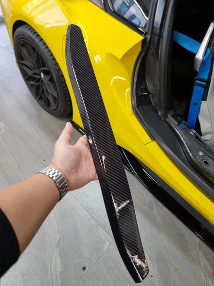 안산랩핑 BMW I8 도어스카프 부분 시공! / 안산시 상록구 이동