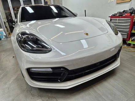 포르쉐 파나메라 GTS 3M 2080 스톰그레이 전체랩핑 시공기 / 안산시 상록구 이동